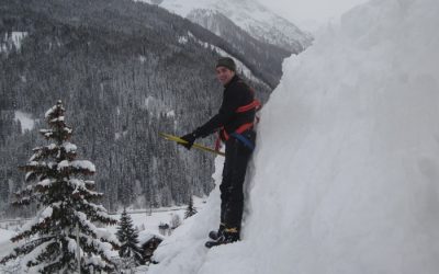 Schneewechten abstechen