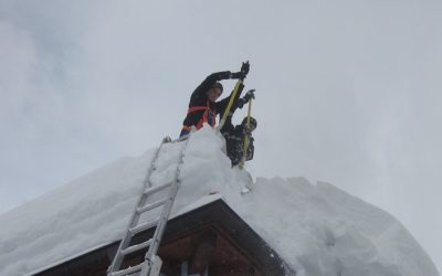 Schneewechten abstechen