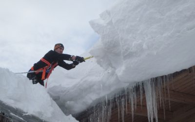 Schneewechten abstechen