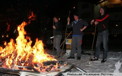 Scheibenschlagen am „Kas-Sunnti“