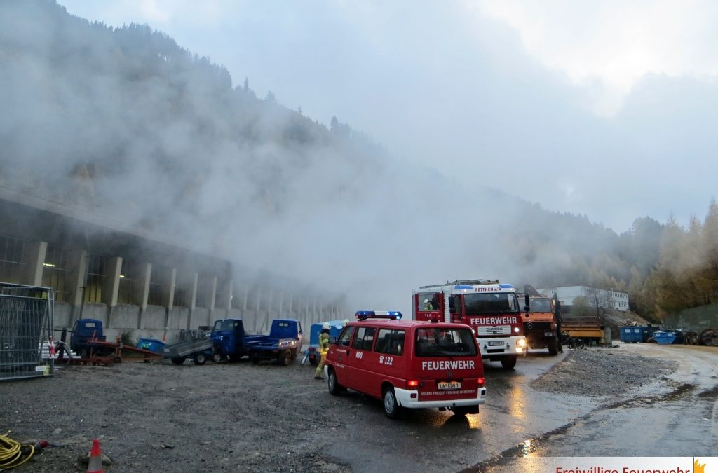 Rauchentwicklung im Arlbergstraßentunnel