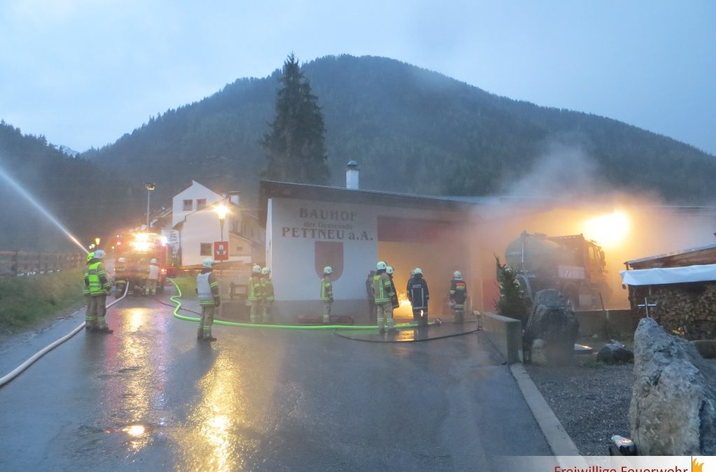 Monatsübung Mai „Brand Bauhof“