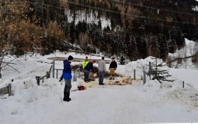 Vorbereitungen Scheibenschlagen 2019