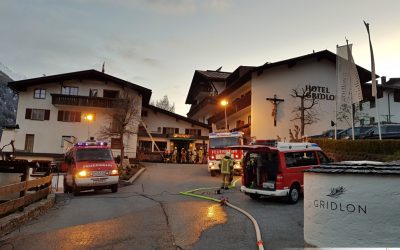 Gemeinschaftsübung der Feuerwehren Pettneu u. Schnann