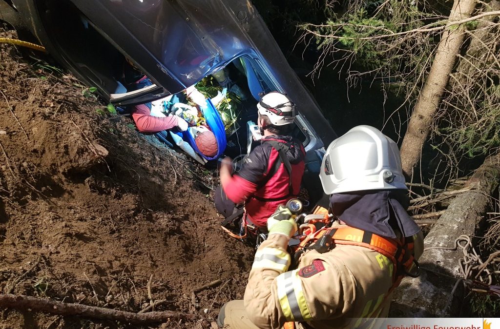 Gemeinschaftsübung Bergrettung und Feuerwehr