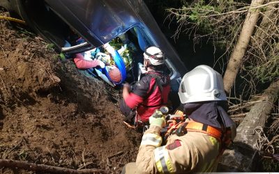 Gemeinschaftsübung Bergrettung und Feuerwehr