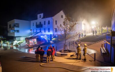 Gemeinschaftsübung der FeuerwehrenPettneu und Schnann